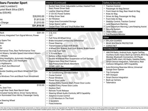 Used 2020 Subaru Forester Sport image 18