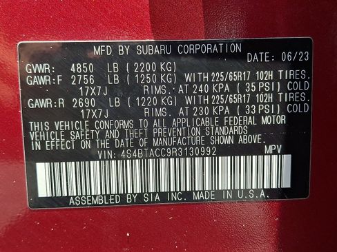 Certified 2024 Subaru Outback Premium AWD/4WD image 24