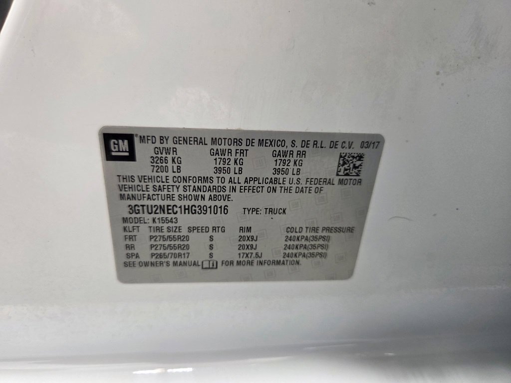 Used 2017 GMC Sierra 1500 SLT w/ SLT Premium Package AWD/4WD image 59