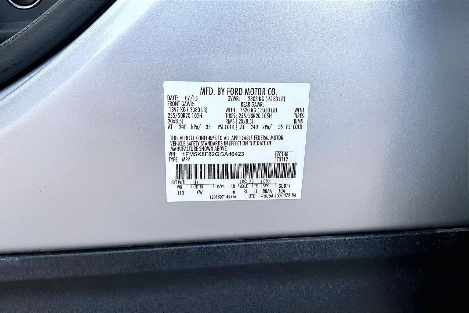 Used 2016 Ford Explorer Limited AWD/4WD image 34