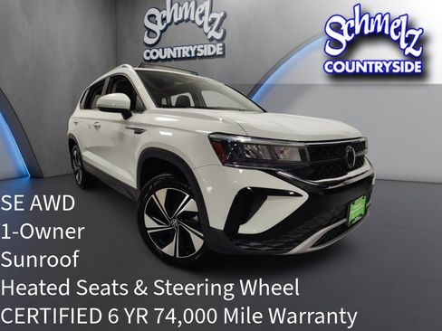 Certified 2024 Volkswagen Taos SE w/ Panoramic Sunroof Package AWD/4WD image 1