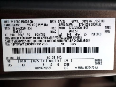 Used 2023 Ford F150 King Ranch w/ Equipment Group 601A High AWD/4WD image 42