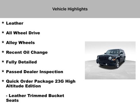 Used 2016 Jeep Patriot High Altitude image 9
