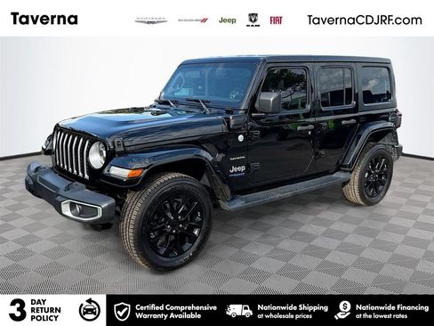 Used 2021 Jeep Wrangler Unlimited Sahara w/ Cold Weather Group AWD/4WD image 1