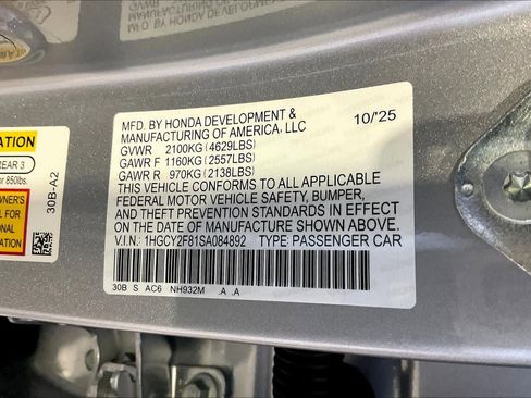 New 2025 Honda Accord Touring image 22