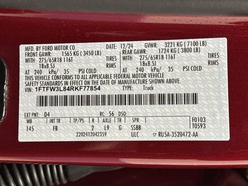 Used 2024 Ford F150 XLT w/ Equipment Group 302A MID image 43