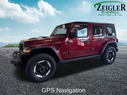 Used 2021 Jeep Wrangler Unlimited Rubicon w/ Uconnect 4C Nav & Sound Group AWD/4WD image 2