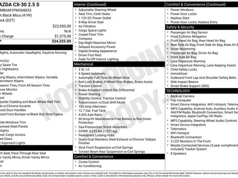 Used 2023 MAZDA CX-30 AWD 2.5 S image 35