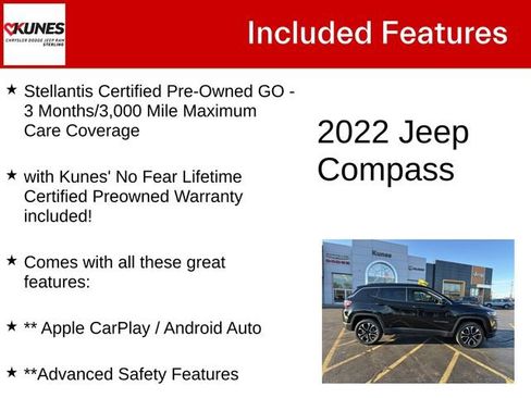 Certified 2022 Jeep Compass Limited image 4