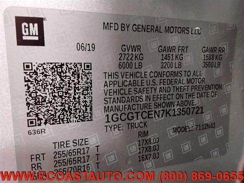 Used 2019 Chevrolet Colorado LT w/ LT Convenience Package AWD/4WD image 16
