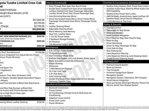 Used 2026 Toyota Tundra Limited AWD/4WD image 7