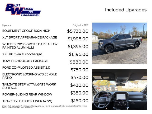 Used 2021 Ford F150 XLT w/ Equipment Group 302A High AWD/4WD image 4