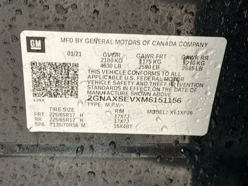 Used 2021 Chevrolet Equinox LS w/ LS Convenience Package AWD/4WD image 26