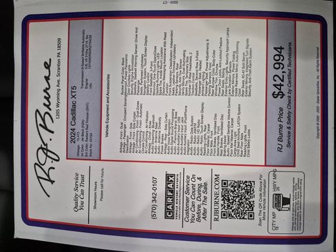 Certified 2024 Cadillac XT5 Premium Luxury AWD/4WD image 26