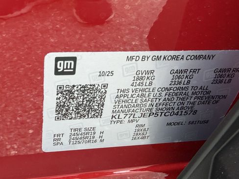 Certified 2026 Chevrolet Trax RS w/ Driver Confidence Package FWD image 36