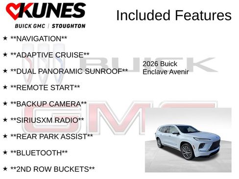 New 2026 Buick Enclave Avenir w/ Super Cruise Package image 2