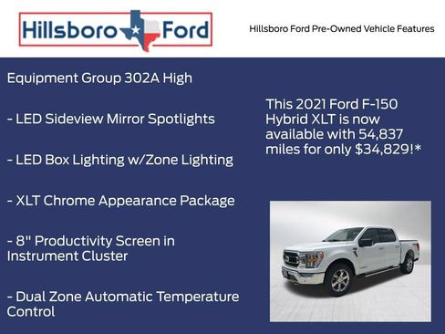 Used 2021 Ford F150 XLT w/ Equipment Group 302A High AWD/4WD image 6