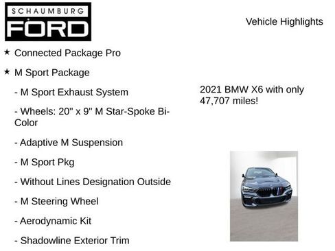 Used 2021 BMW X6 xDrive40i w/ M Sport Package image 8