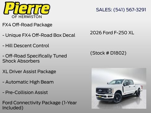 New 2026 Ford F250 XL w/ STX Appearance Package AWD/4WD image 12