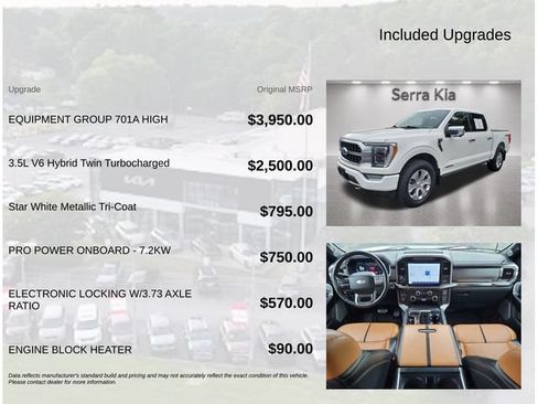 Used 2023 Ford F150 Platinum w/ Equipment Group 701A High AWD/4WD image 6