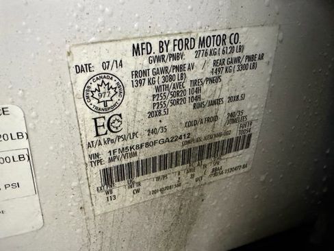 Used 2015 Ford Explorer Limited w/ Equipment Group 301A image 54