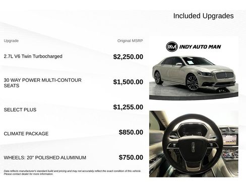 Used 2017 Lincoln Continental Select w/ Climate Package FWD image 18