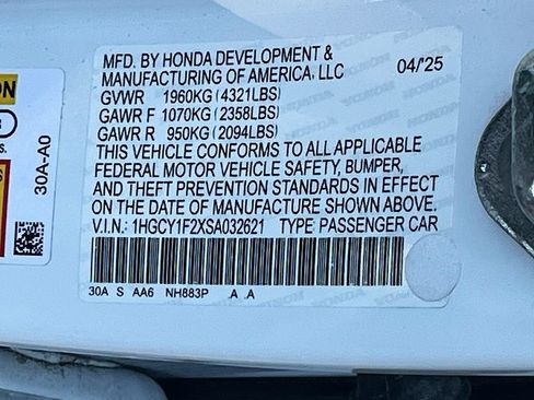Used 2025 Honda Accord LX image 29