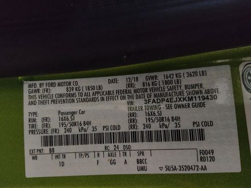 Used 2019 Ford Fiesta SE FWD image 33