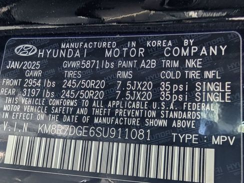New 2025 Hyundai Palisade Calligraphy AWD/4WD image 23