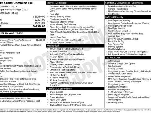 Used 2024 Jeep Grand Cherokee Limited 4xe AWD/4WD image 23