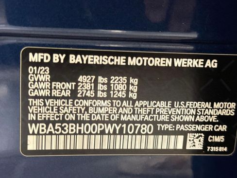 Used 2023 BMW 530i w/ Convenience Package RWD image 22