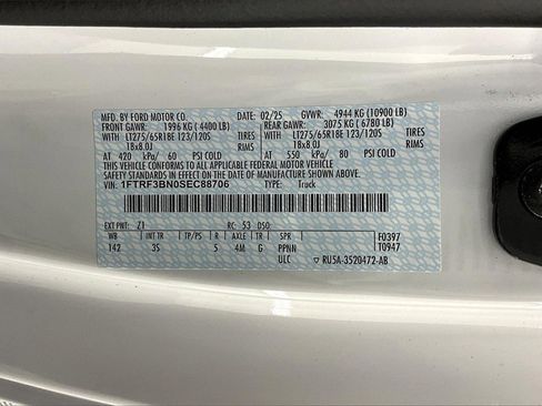 New 2025 Ford F350 XLT w/ 360-Degree Camera Package image 7