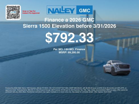New 2026 GMC Sierra 1500 Elevation w/ Elevation Premium Package image 7