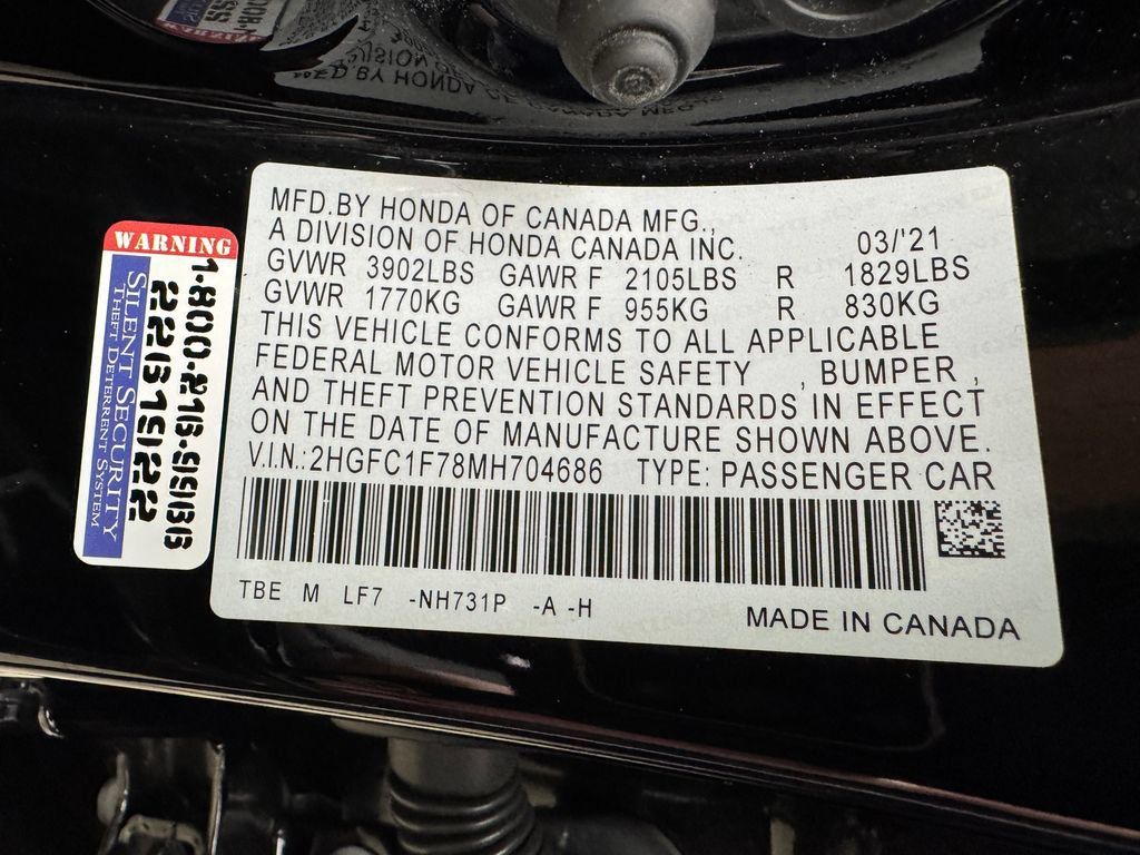 Used 2021 Honda Civic EX-L image 29