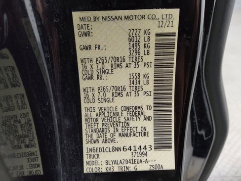 Used 2022 Nissan Frontier S w/ Technology Package image 33