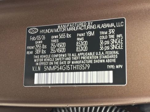 New 2026 Hyundai Santa Fe Calligraphy FWD image 33