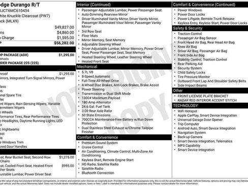 Used 2021 Dodge Durango R/T w/ Blacktop Package AWD/4WD image 2