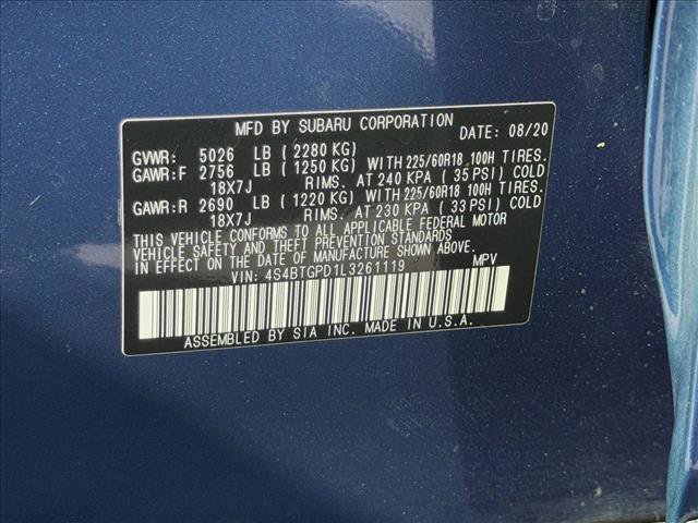 Used 2020 Subaru Outback Touring XT AWD/4WD image 27