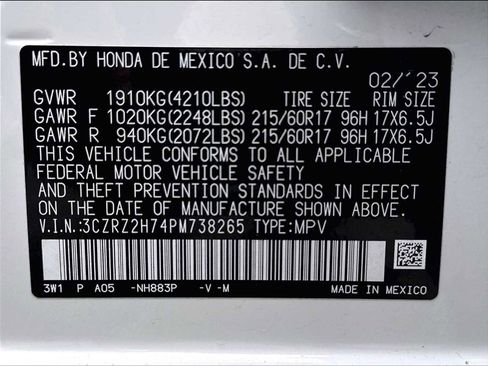 Used 2023 Honda HR-V EX-L image 34