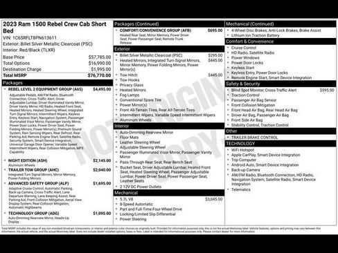 Used 2023 RAM 1500 Rebel w/ Rebel Level 2 Equipment Group AWD/4WD image 40