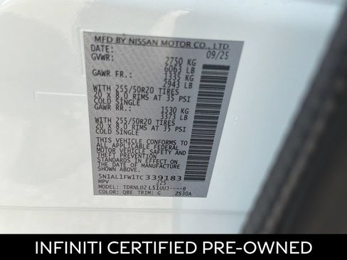 Certified 2026 INFINITI QX60 Sport w/ Dark Cargo Package AWD/4WD image 28