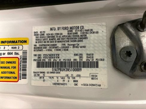 Used 2022 Ford Mustang Premium RWD image 32