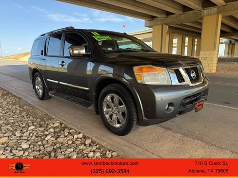 Used 2011 Nissan Armada Platinum w/ 2nd Row Captain Seat Pkg RWD image 1