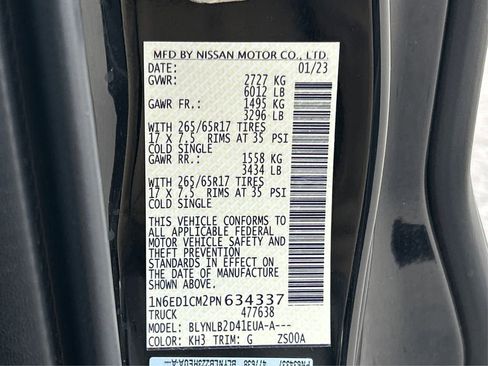 Used 2023 Nissan Frontier SV w/ Technology Package image 12