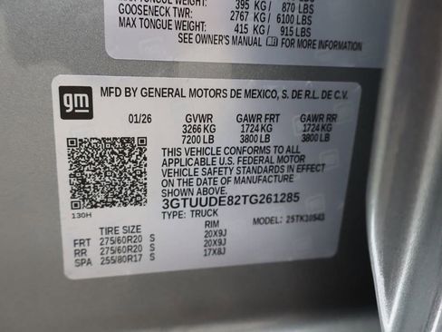 New 2026 GMC Sierra 1500 SLT w/ SLT Premium Plus Package AWD/4WD image 26