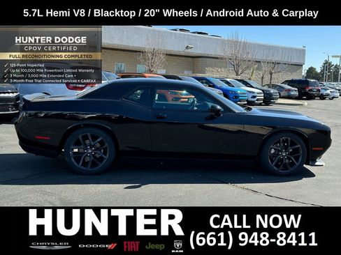 Certified 2022 Dodge Challenger R/T w/ Blacktop Package RWD image 9