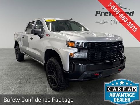Certified 2021 Chevrolet Silverado 1500 Custom Trail Boss w/ Safety Confidence Package image 1