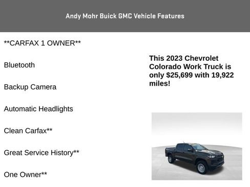 Used 2023 Chevrolet Colorado W/T image 4