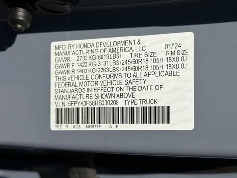 Used 2024 Honda Ridgeline RTL image 29