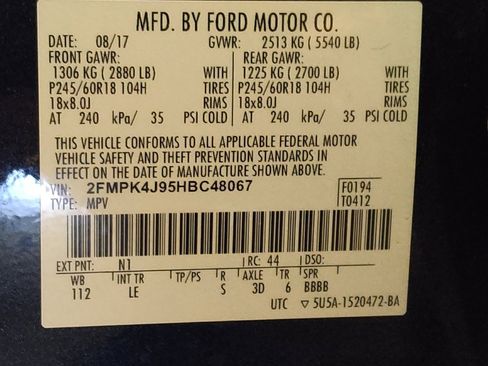 Used 2017 Ford Edge SEL w/ Equipment Group 201A image 33